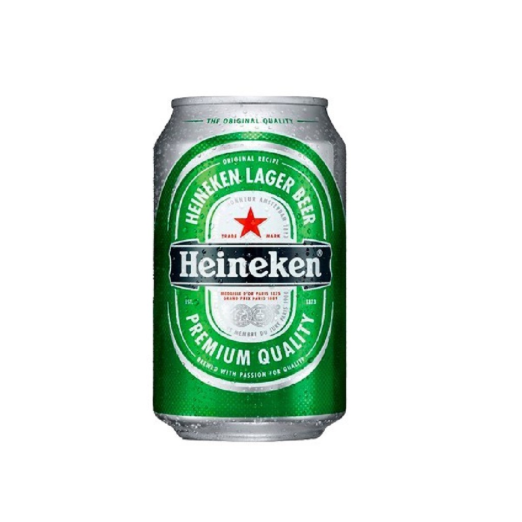 doble carbón por otra parte, Lata de Cerveza Heineken 33 cl. - Pizzería Me Gusta
