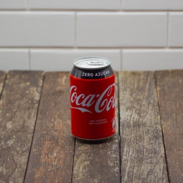 Lata de Coca Cola Zero 33cl.