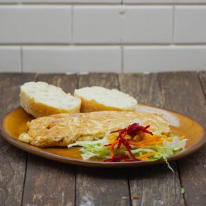 TORTILLA CON GAMBAS