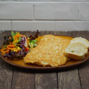 TORTILLA CON GAMBAS