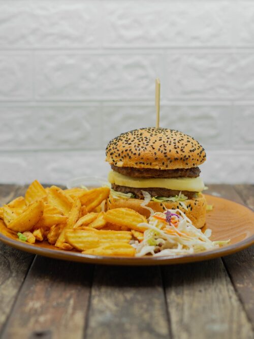 PROVOLONE DOUBLE BURGER