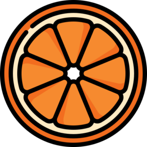 orange-slice COCA COLA ZERO 33cl.