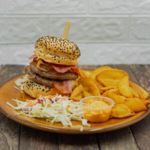 220 BURGER AND FRIES